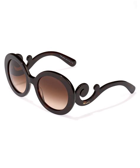 occhiali prada pr23nfs|PRADA MINIMAL Baroque Swirl Black Havana Red Gradient .